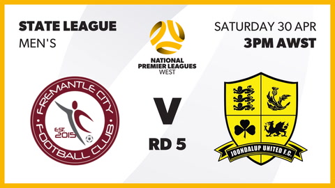 Fremantle City FC - WA State League 1 v Joondalup United FC - WA State League One