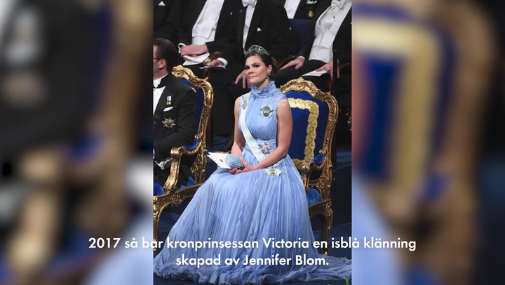 Kronprinsessans fem vackraste klänningar på Nobel enligt Royalistan