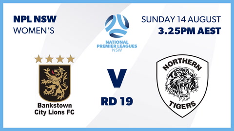 Bankstown City Lions FC v Northern Tigers FC