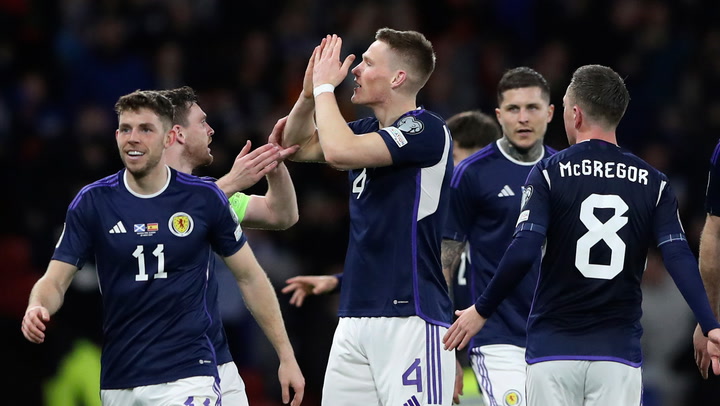 Steve Clarke toasts Scotland's stunning Euro 2024 qualifying win against Spain