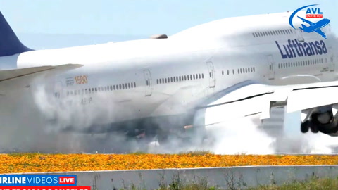 Video: - Røffeste landingen noen gang 