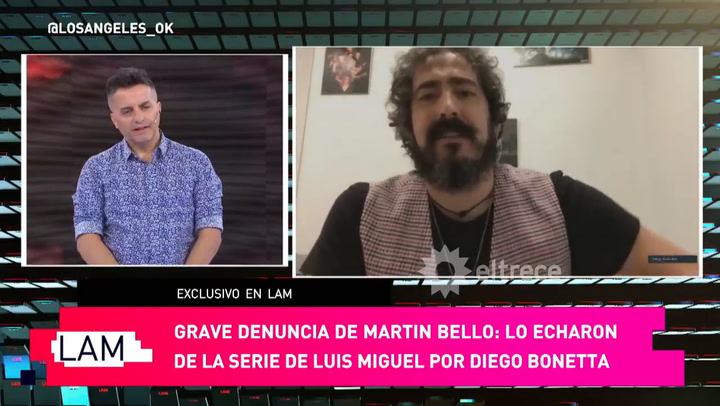 Martín Bello habló el LAM sobre las agresiones que sufrió de Diego Boneta - Fuente: eltrece