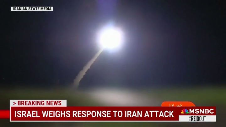 MSNBC's Reid: Iran's Attack on Israel 'Set in Motion' 'by Israel' and Has Distracted from 'Carnage in Gaza'