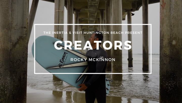 In this episode of CREATORS, we visit Huntington Beach to connect with Rocky McKinnon, professional surfer, shaper, and founder of McKinnon Surf & SUP lessons. 

