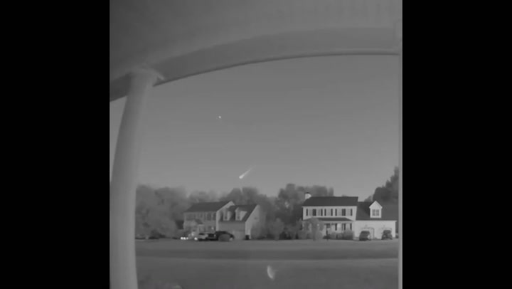 'Fireball' meteor caught on camera soaring over North Carolina at 32,000 mph
