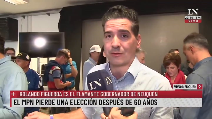 Rolando Figueroa flamante gobernador de Neuquén en LN+