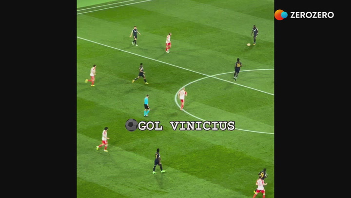 Da visão de Kroos à frieza de Vini Jr.: o primeiro golo do Real Madrid visto pela bancada