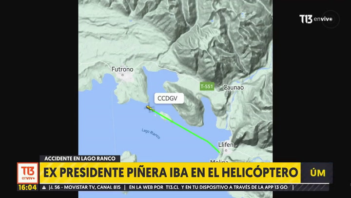 Murió el expresidente chileno Sebastián Piñera en un accidente de helicóptero. Creditos: T13