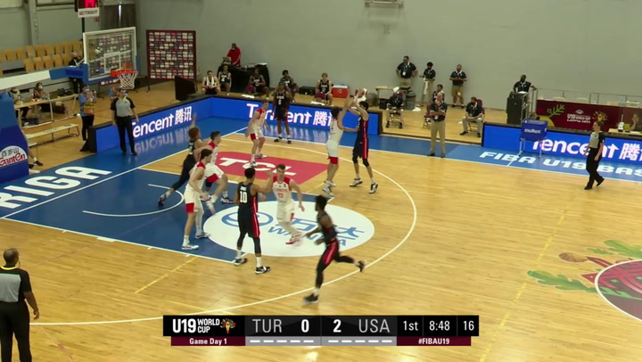 USA Men's U19 Highlights vs. Turkey