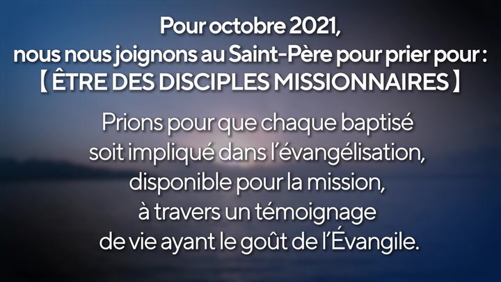 Octobre 2021 - Etre des disciples missionnaires