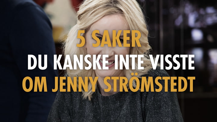 5 saker du inte visste om Jenny Strömstedt!