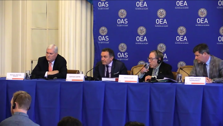 Panel en OEA denuncia crímenes de lesa humanidad en Venezuela - Fuente: AFP