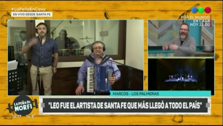 Los Palmeras cantaron 'Después de tí' en un emotivo homenaje a Leo Mattioli - Fuente: Telefe