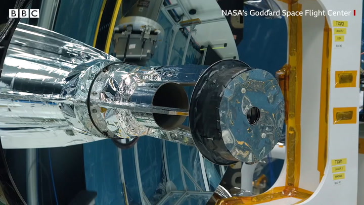 Por qué la NASA dispera rayos láser desde la Estación Espacial Internacional