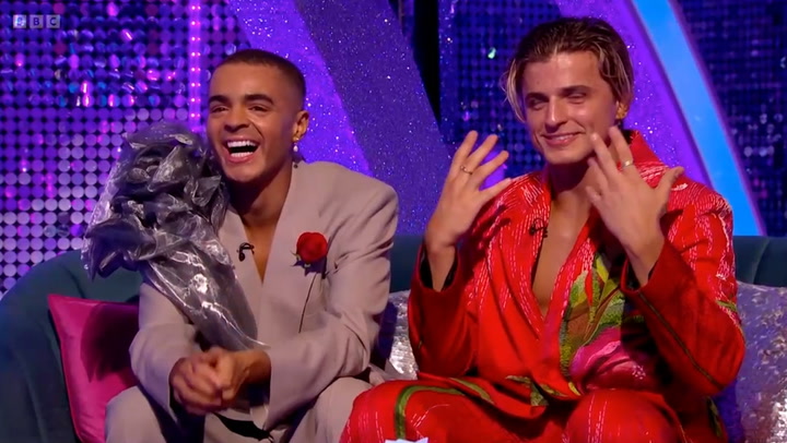 Layton and Nikita tear up together taking in final Strictly moments