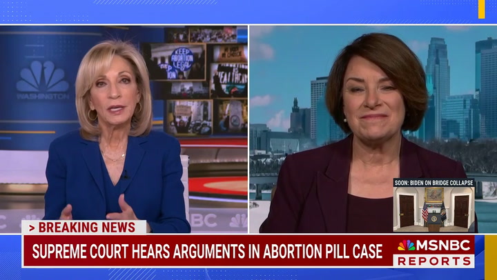 Klobuchar: This Election Is About 'Codifying Roe v. Wade Into Law'