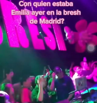 El video de Emilia bailando con un hombre en la Bresh