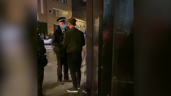 Met Police post video of officers doing random drug swabs in London