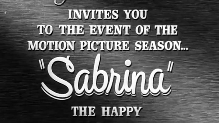Trailer de la película Sabrina, de Billy Wilder (1954)