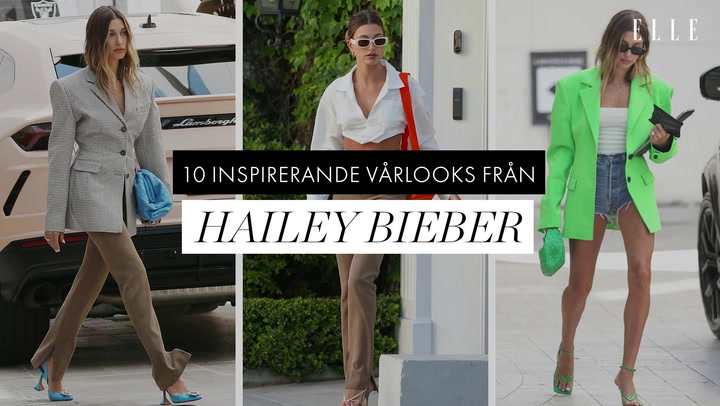 10 inspirerande vårlooks från stilikonen Hailey Bieber