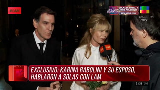  Habló Karina Rabolini tras su boda con Ignacio Castro Cranwell