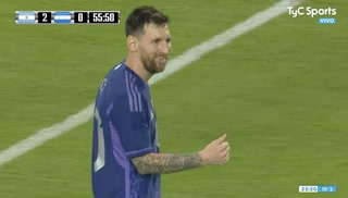 Messi tuvo el tercero