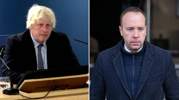 Boris Johnson claims he does not remember Matt Hancock phone call for national lockdown