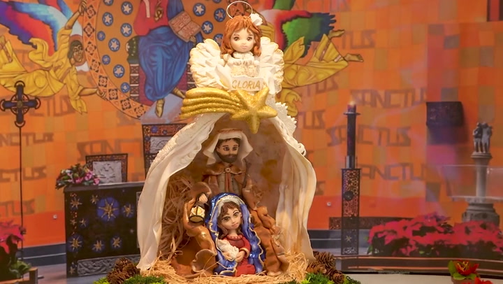 Vatican's famed nativity display opens to public