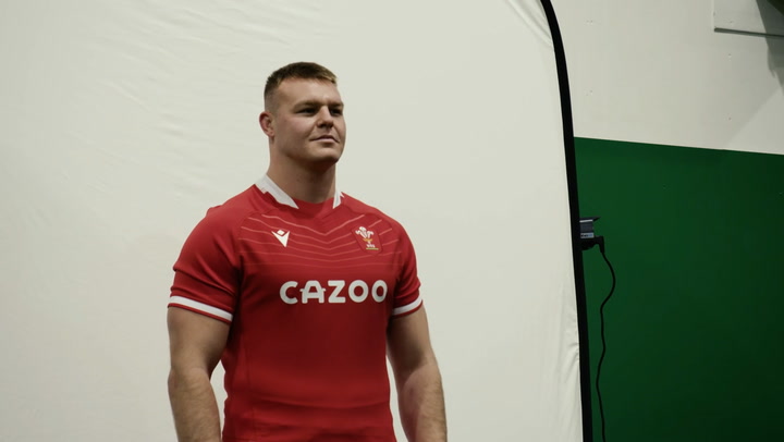 Welsh rugby players arrive at team camp for Six Nations training