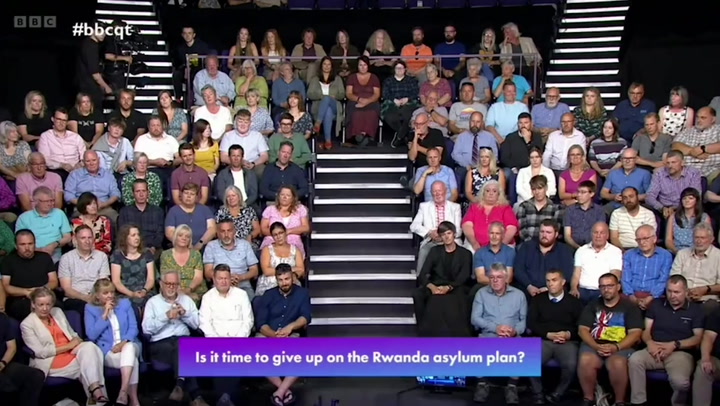BBC Question Time audience give resounding no when asked about support for Rwanda deportations