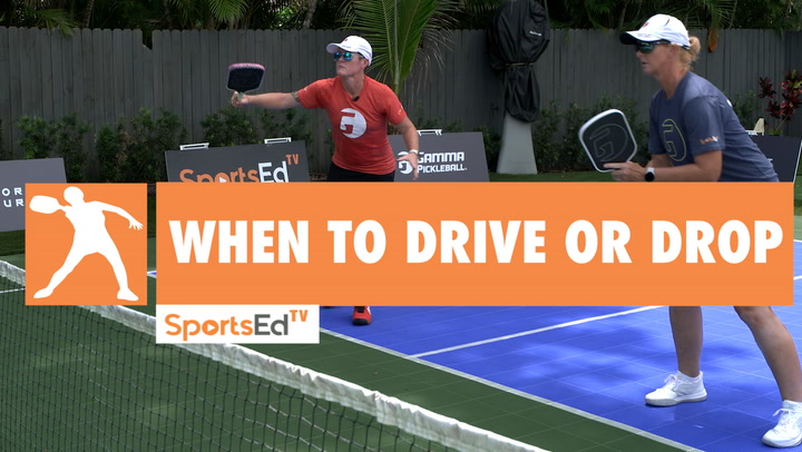 When to Drive or Drop in Pickleball