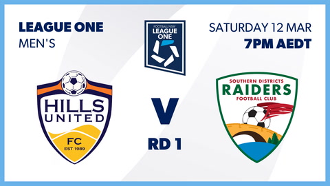 12 March - Round 1 FNSW League One - Hills United v Southern Districts Raiders