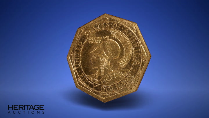 La moneda de 50 dólares de 1915 que ahora podría valer hasta US$75.000 por su diseño ambicioso