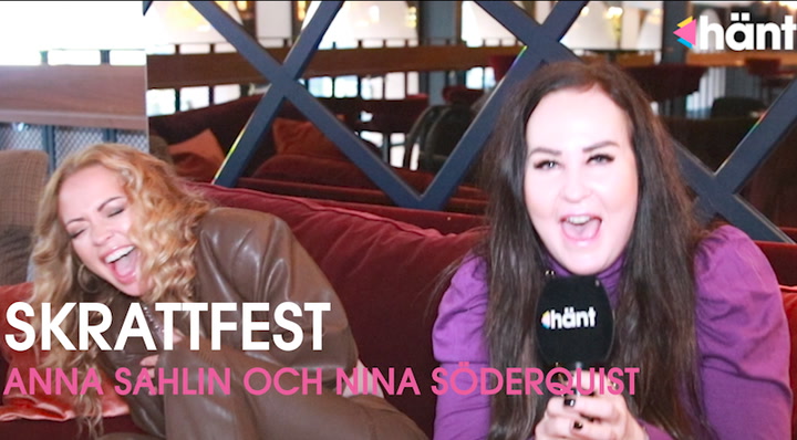 Anna Sahlin och Nina Söderquist sjunger låtar från Melodifestivalen genom tiderna