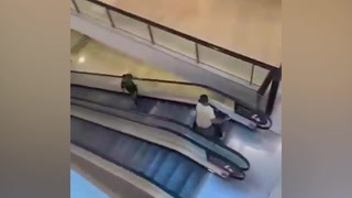 Watch: Brave shopper fights off Sydney mall knifeman