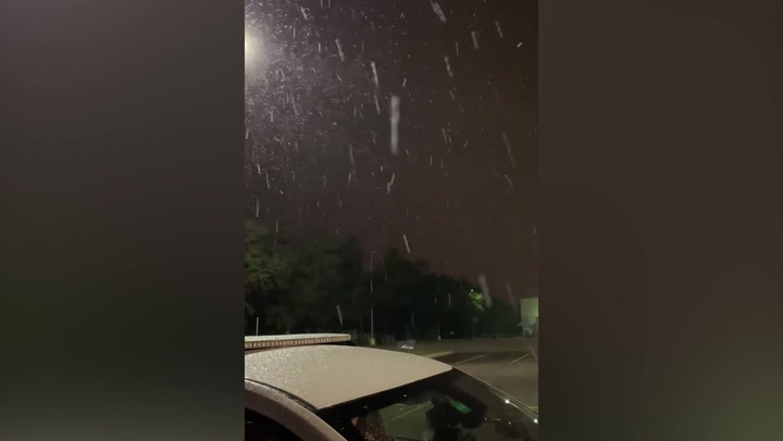 Florida sees rare snowfall as temperatures plunge in ‘Sunshine State’