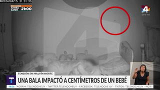 Una bala entró por un sexto piso y casi impacta a un bebé