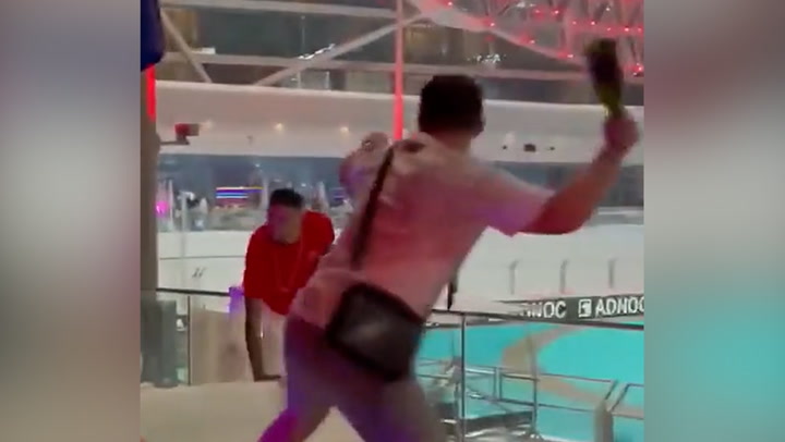 Fight breaks out between F1 fans at Abu Dhabi Grand Prix