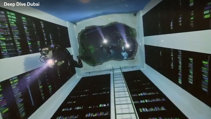 The world's deepest pool has opened in Dubai