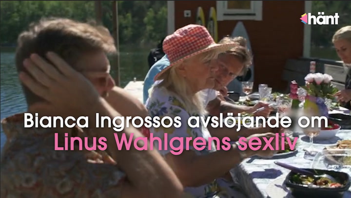 Bianca Ingrossos avslöjande om Linus Wahlgrens sexliv