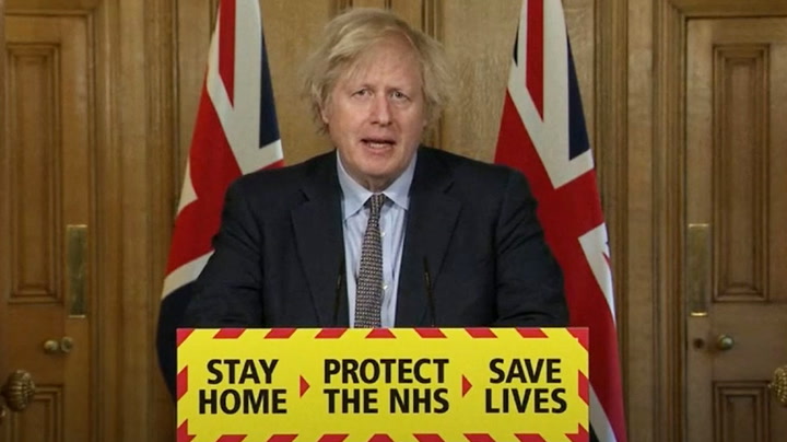 Watch live as Boris Johnson holds press conference on anniversary of lockdown
