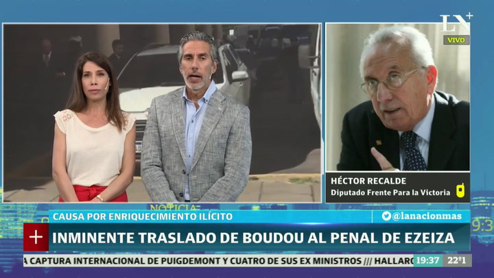 Héctor Recalde, sobre la detención de Boudou