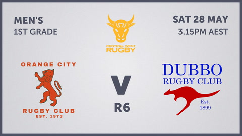 Orange City Rugby Club v Dubbo Rugby Club