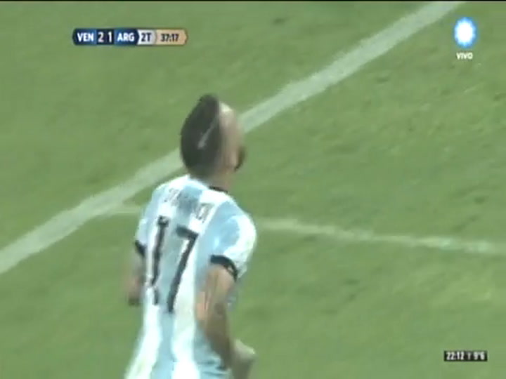El gol de Otamendi para la Argentina
