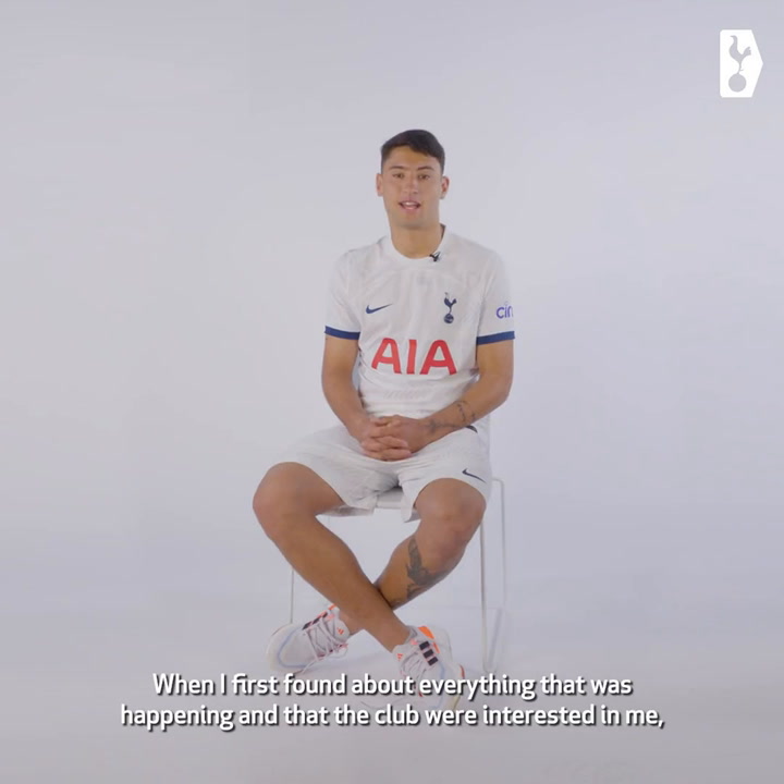 Las primeras palabras de Alejo Veliz como jugador del Tottenham