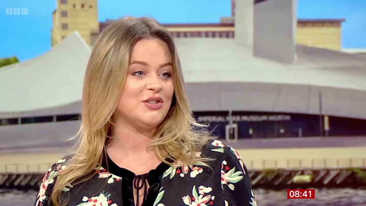 Pregnant Emily Atack reveals sex of unborn baby during live interview