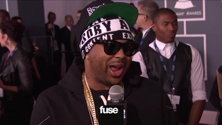 Interviews: Grammys:he-Dream "Looks Up to Jay-Z Like a Big Brother"