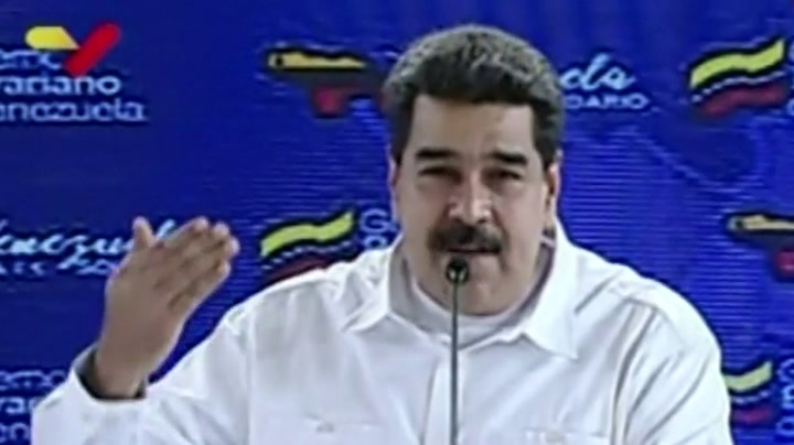 Maduro tilda acto de cobardía sanciones de EEUU contra su esposa - Fuente: AFP