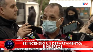 Incendio en Recoleta: el director del Hospital Fernández dio el parte médido de los internados