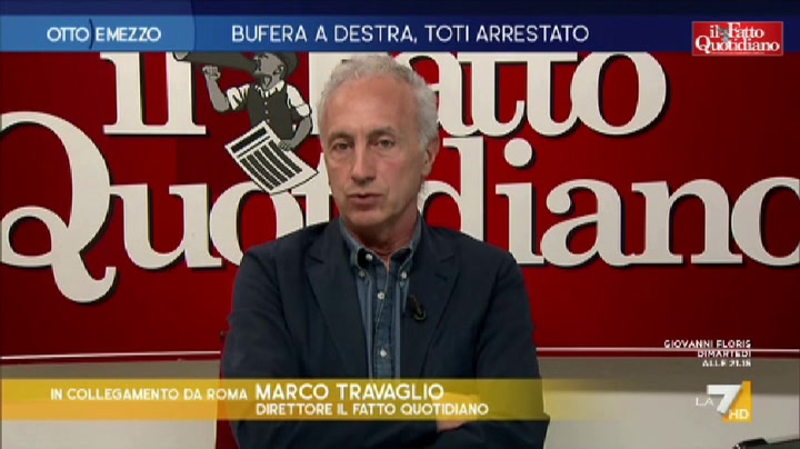 Travaglio on La7: “The hypocritical right wing in Totti, they say they want to wait for the final judgment but when they come, they recommend the condemned anyway”